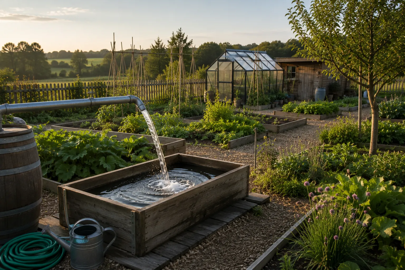 Pompa eolica per acqua irriga aiuole e orto