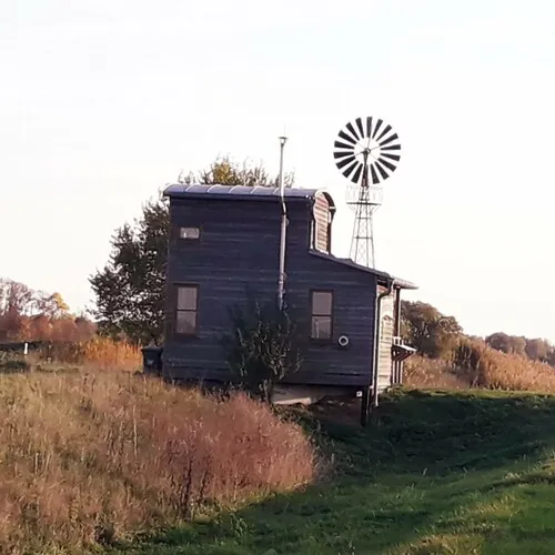 Ruota eolica Western della pompa eolica PE W 4012 presso la Stazione Biologica di Hohenau-Ringelsdorf