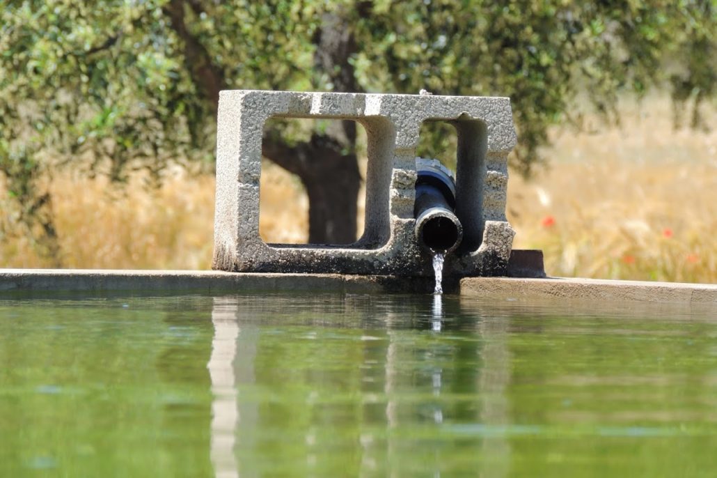 Vasca piena d'acqua